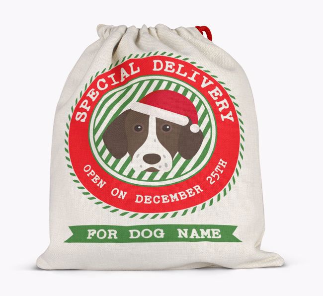 Special Delivery: Personalised {breedFullName} Santa Sack